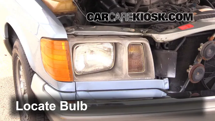 1981 Mercedes-Benz 380SEL 3.8L V8 Sedan (4 Door) Lights Parking Light (replace bulb)
